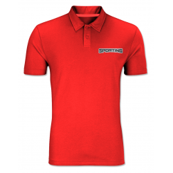 Polo Yaka Antrenman T-shirt Mikro Polyester Kırmızı